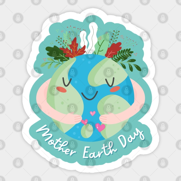 Cute Mother Earth Day Earth Day Celebration Sticker by Fitastic